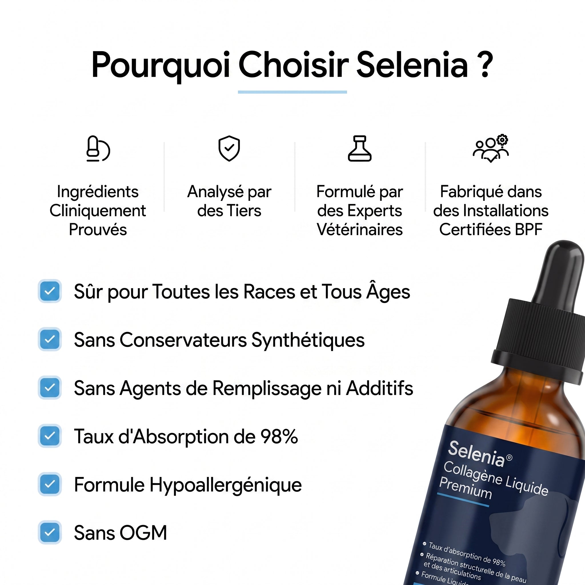 Collagène Liquide Premium Selenia
